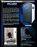 PORTABLE RESTROOM - THE CONSTRUCTION FLUSH