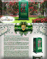 THE GARDEN HEAD PORTABLE TOILET