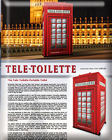 The Tele-Toilette Portable toilet