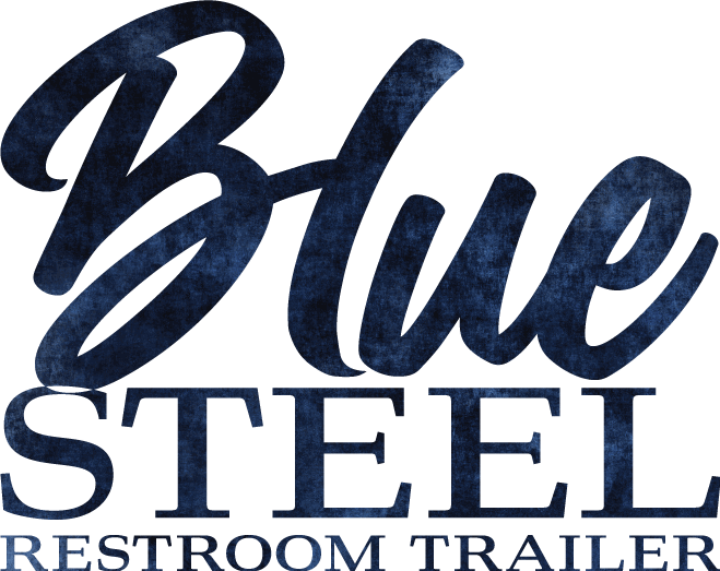 The Blue Steel Restroom Trailer by CALLAHEAD