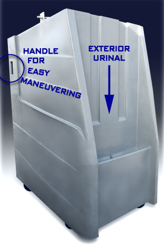 high rise porta potty