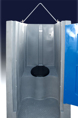 high rise porta potty