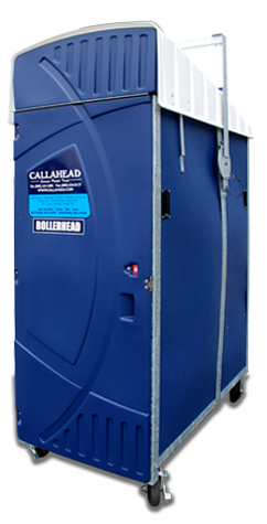 The Rollerhead Mobile Porta Potty on Wheels for High Rise