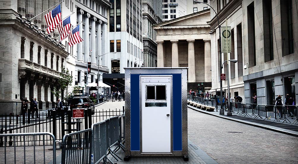 The A25 Portable Security Booth In New York City