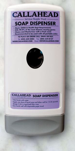 The Soap Dispenser for Portable Toilets
