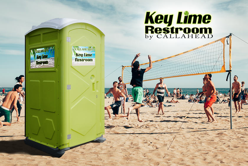 THE KEY LIME PORTABLE RESTROOM BY CALLAHEAD