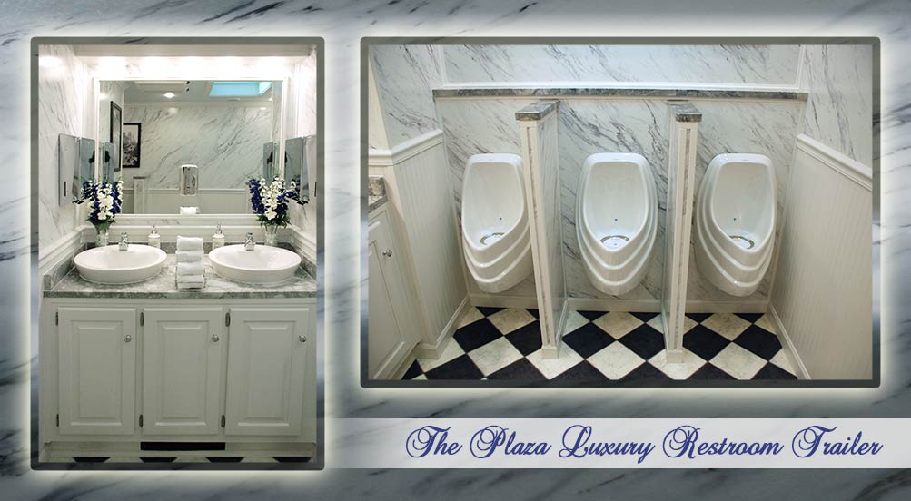 The Plaza Luxury Restroom Trailer Interior by Callahead