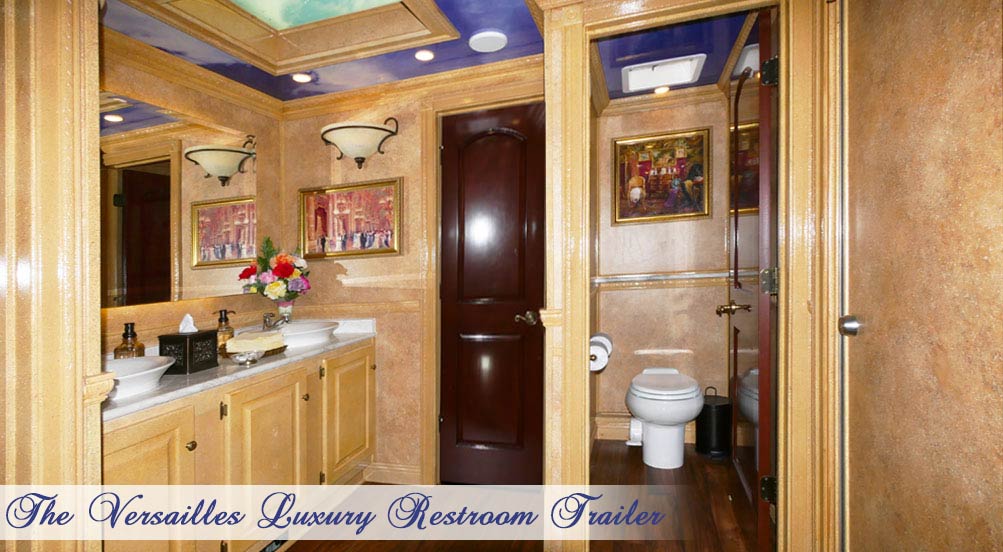The Versailles Special Events Restroom Trailer by Callahead