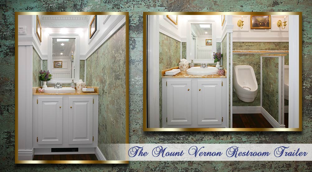 The Mount Vernon Luxury Restroom Trailer Interior by Callahead