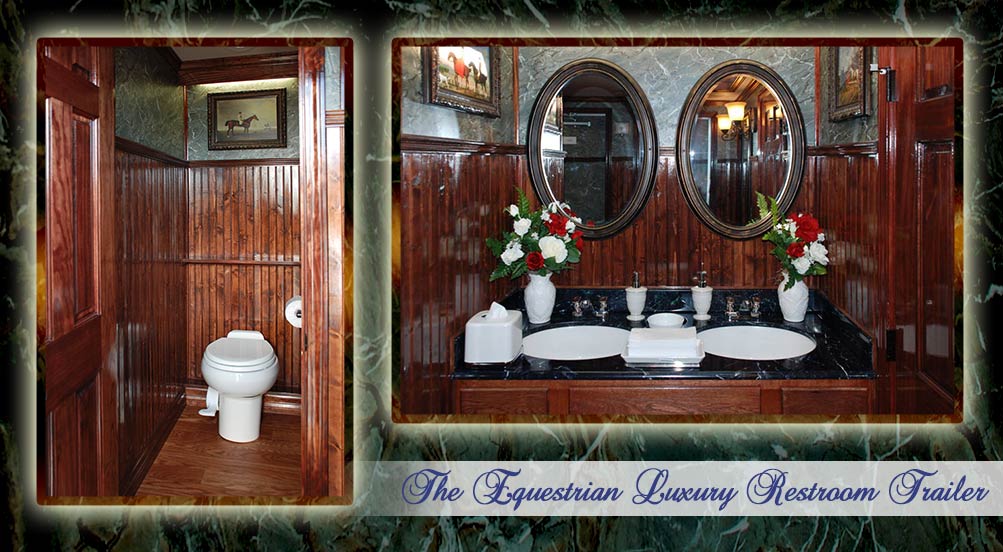 The Equestrian Luxury Restroom Trailer Interior by Callahead