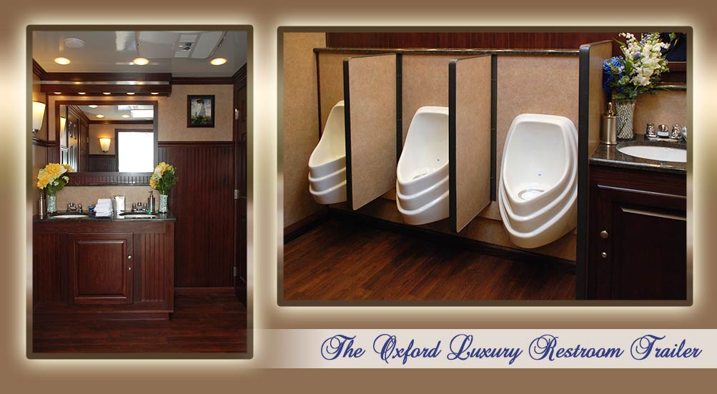 The Oxford Special Events Restroom Trailer Interior by Callahead