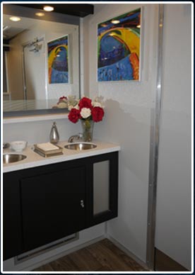 The Modern Restroom Trailer Interior The Modern Restroom Trailer Interior