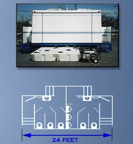 The Restroom Station Bathroom Trailer - Portable Restroom Trailer