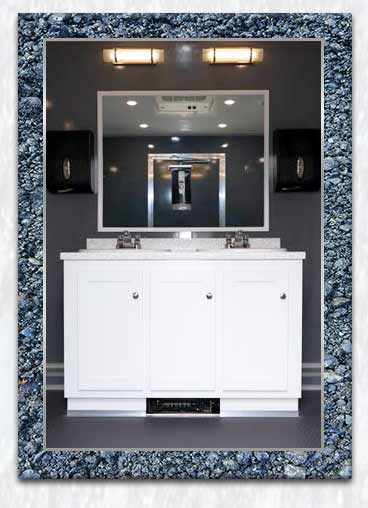 The Construction Wash and Flush Portable Restroom The Construction Wash and Flush Portable Restroom