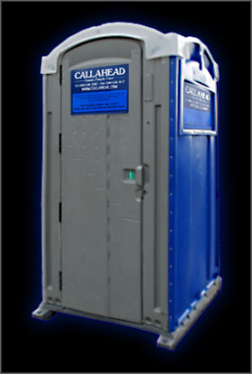 The Royal Blue Portable Toilet