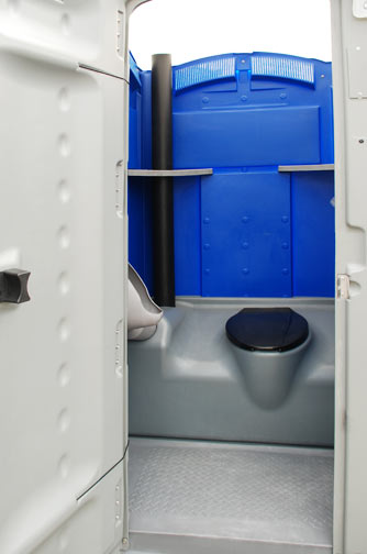 The Royal Blue Toilet  - Clean and Inviting