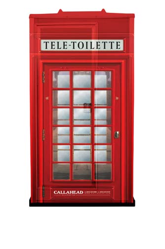 Front View of Tele-Toilette Portable Bathroom