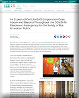 CALLAHEAD Press Release COVID 19 PANDEMIC RESPONSE