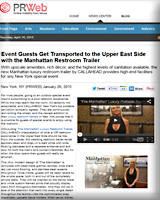 CALLAHEAD Portable Luxury Restroom Trailer Press Release