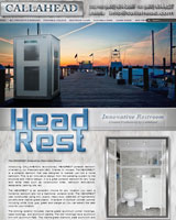 THE HEADREST CONSTRUCTION PORTABLE TOILET