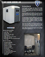 GUARD SHED 48 GUARD BOOTH GUARD SHED 48 GUARD BOOTH