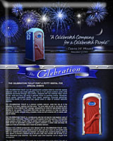 THE CELEBRATION PORTABLE TOILET THE CELEBRATION PORTABLE TOILET