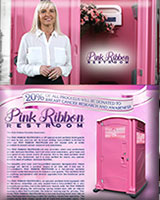 The Pink Ribbon Special Event Portable Toilet The Pink Ribbon Special Event Portable Toilet