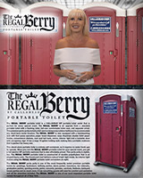 THE REGAL BERRY PORTABLE TOILET THE REGAL BERRY PORTABLE TOILET / PORTA POTTY