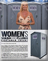 Women's Wash and Flush Women's Wash and Flush Portable Toilet