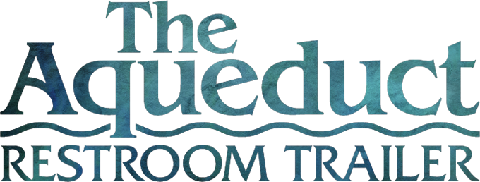 The Aqueduct Restroom Trailer Logo By Callahead