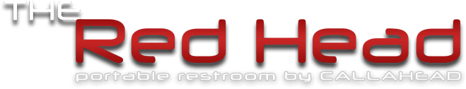 The Red Head Portable Toilet by CALLAHEAD