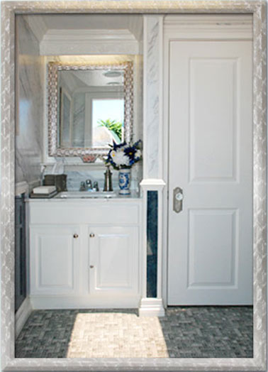 Atlantic Elegant Restroom Trailer interior view