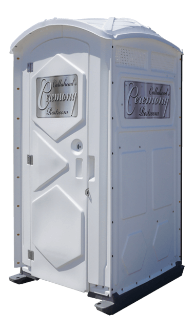 Restroom Trailer interior view