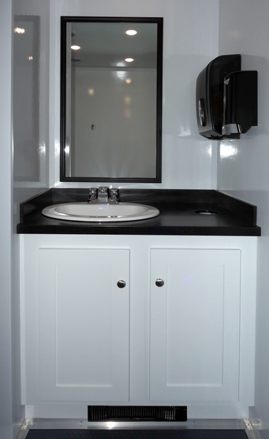 The Granite Restroom Trailer view