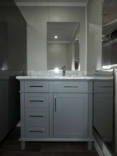 The Waterfront ADA Restroom Trailer interior view