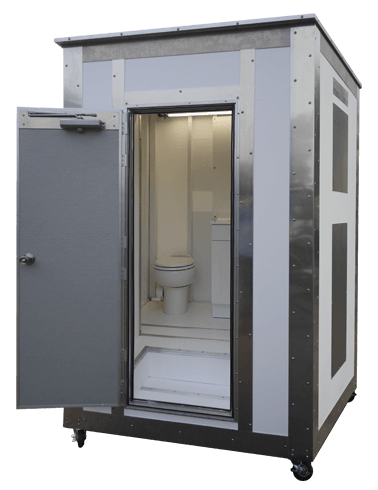 White Wash Portable Restroom