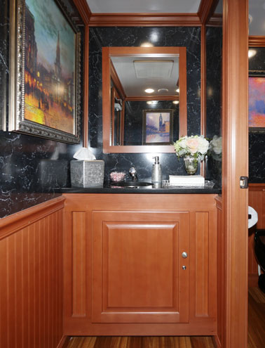 The Windsor Restroom Trailer Interior View