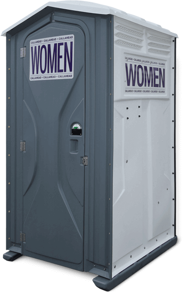 The Women’s Head Portable Toilet interior view