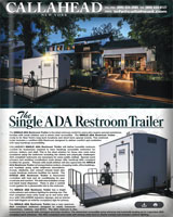 THE SINGLE ADA Restroom Trailer THE SINGLE ADA Restroom Trailer