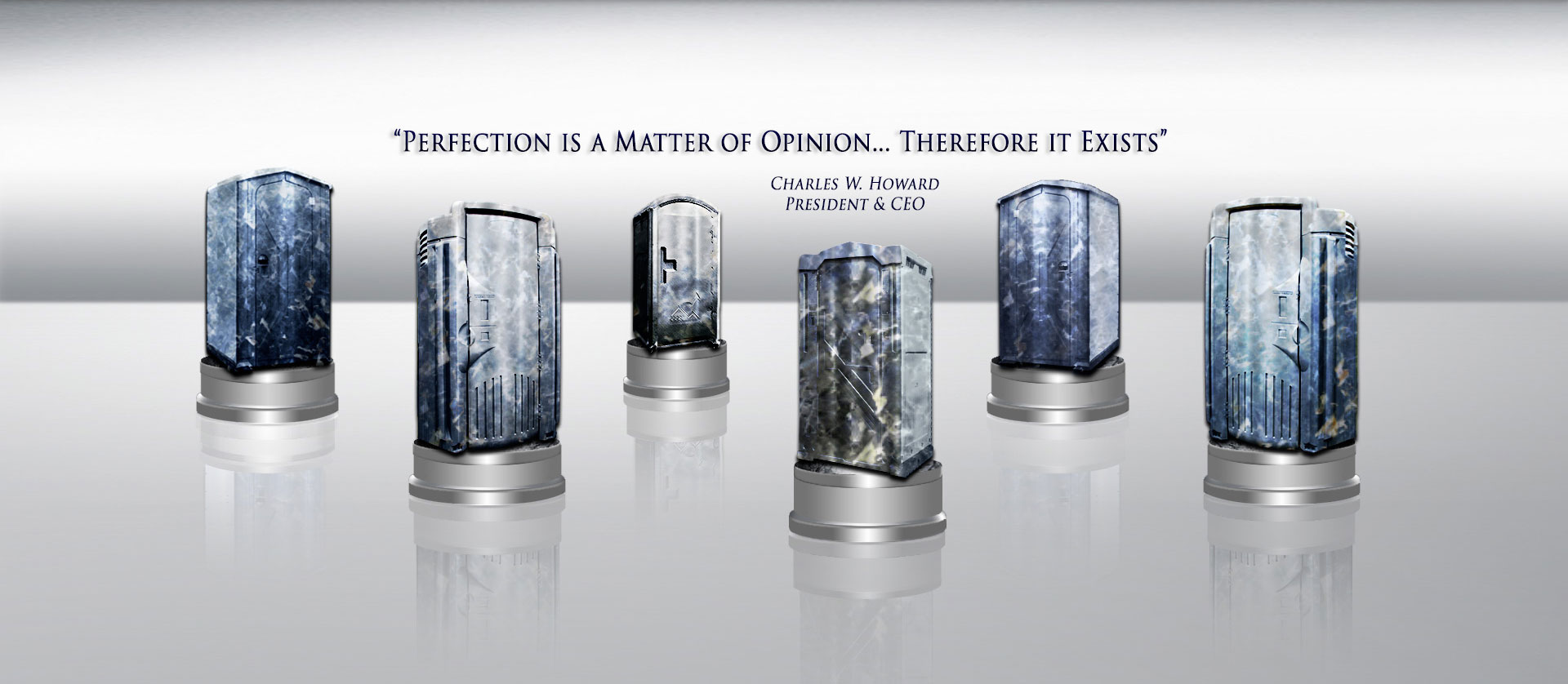 Perfection is a matter of opinion... Therefore it exists - Charles W. Howard, President & CEO