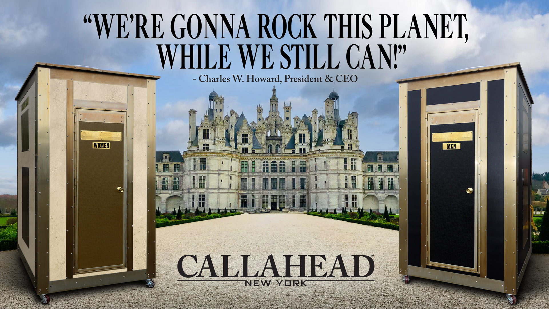 WE'RE GONNA ROCK THIS PLANET WHILE WE STILL CAN'!