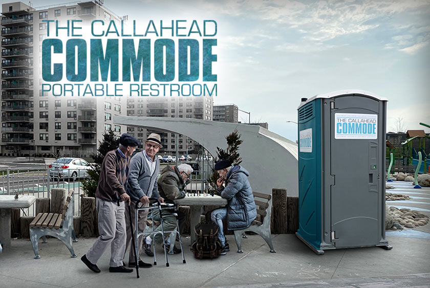 THE COMMODE PORTABLE TOILET BY CALLAHEAD