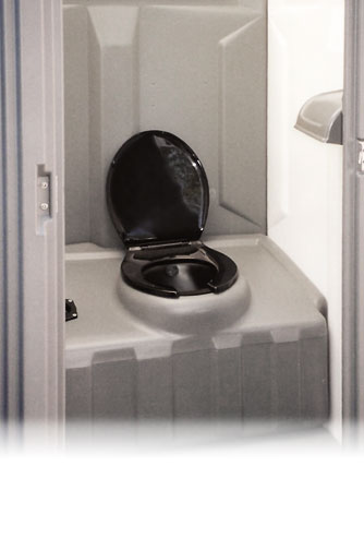 Construction Flush Porta Potty Interior