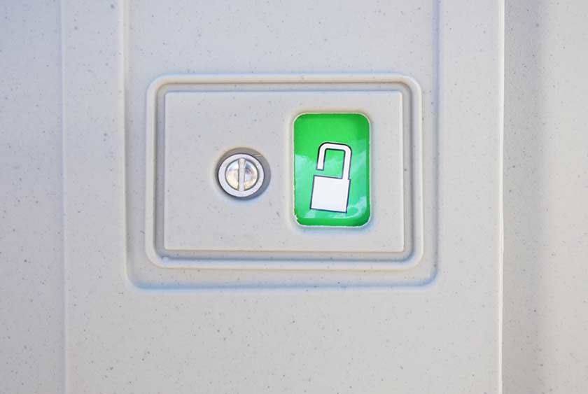 OCCUPANCY INDICATOR ON THE OUTSIDE