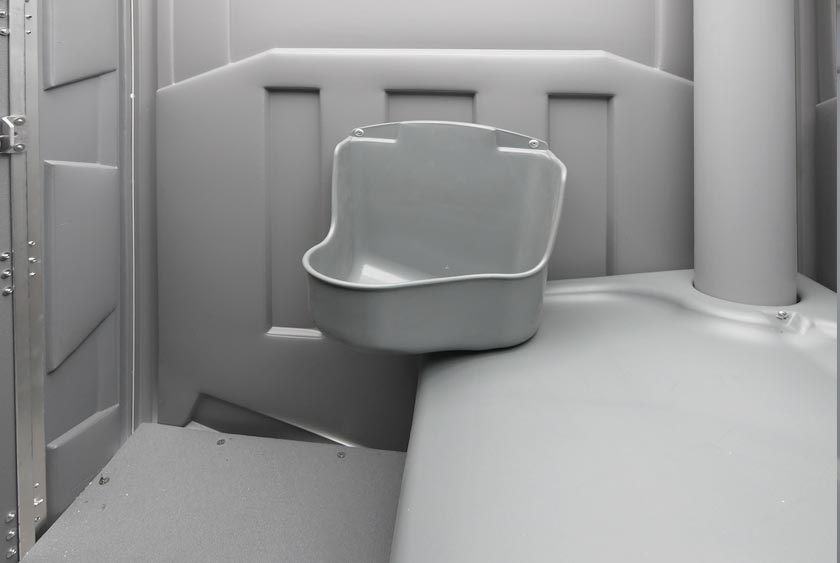 SEPARATE URINAL HELPS KEEP THE TOILET AREA CLEAN