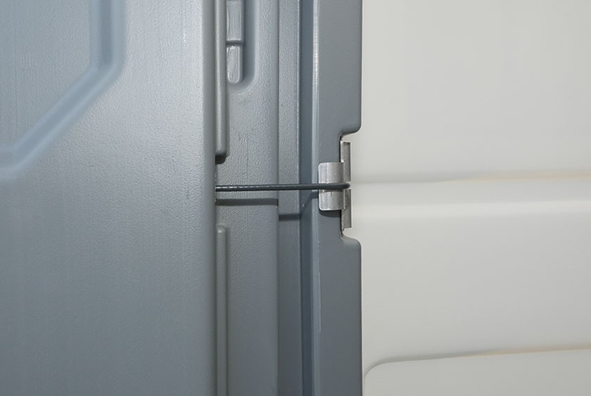 SPRING LOADED DOOR FOR PRIVACY