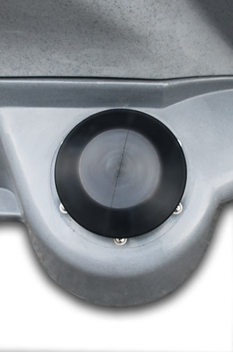 Porta Potty Foot Pump Activates Flush