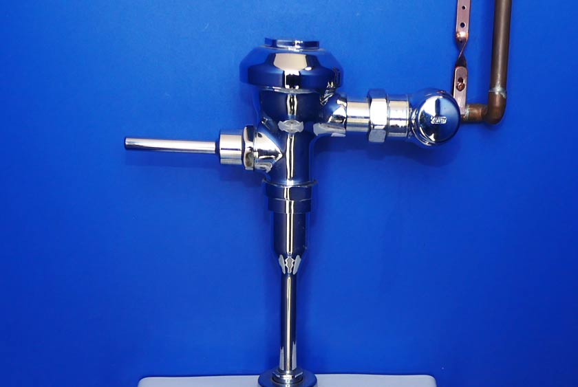 COMMERCIAL FLUSHOMETER PROVIDES 1.25-TO-1.6-GALLON FLUSH WATER VOLUME