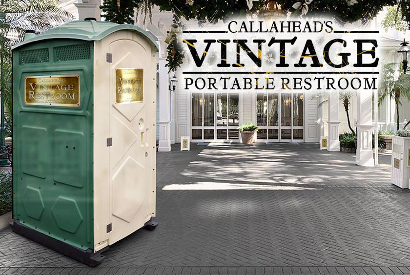 THE VINTAGE PORTABLE RESTROOM BY CALLAHEAD