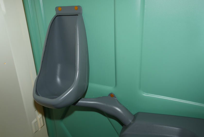 SEPARATE URINAL KEEPS TOILET AREA CLEAN